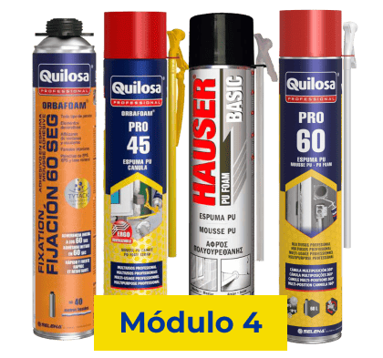 adhesivos de montaje y espumas de relleno