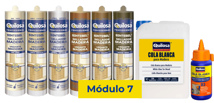 selladores de madera y cola blanca